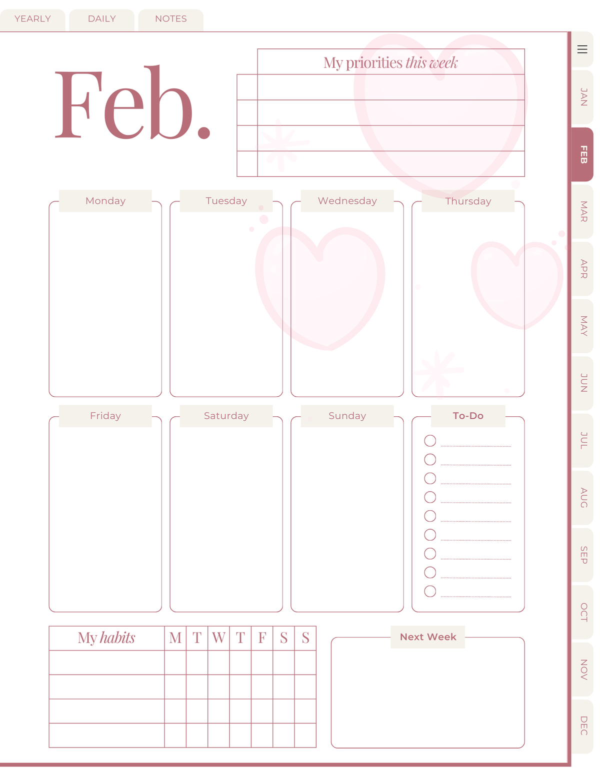 The Soft Life Method Undated Digital Planner
