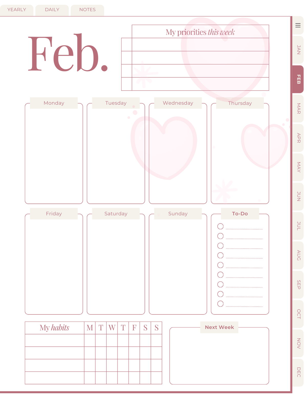 The Soft Life Method Undated Digital Planner