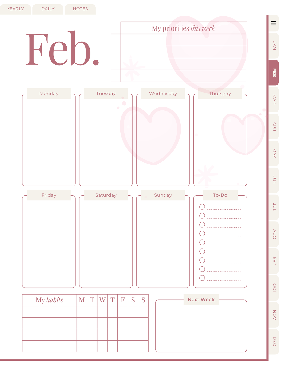 The Soft Life Method Undated Digital Planner
