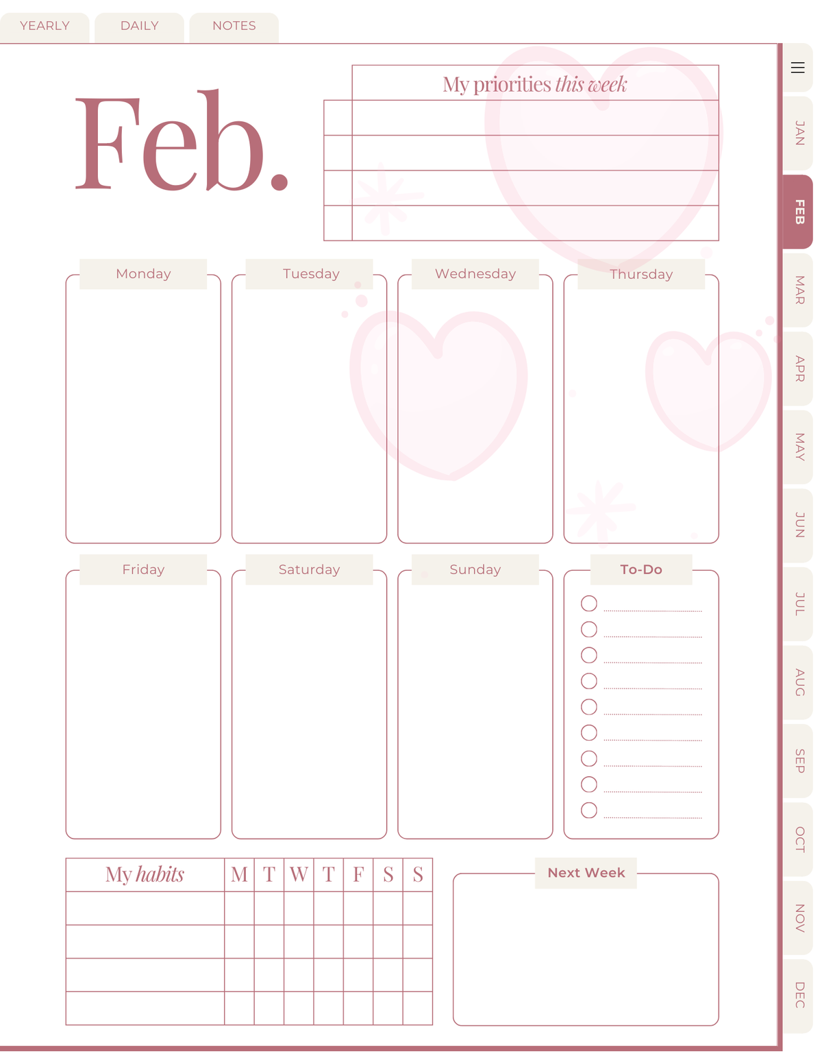The Soft Life Method Undated Digital Planner